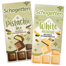 Schogetten pistachio melk of wit
